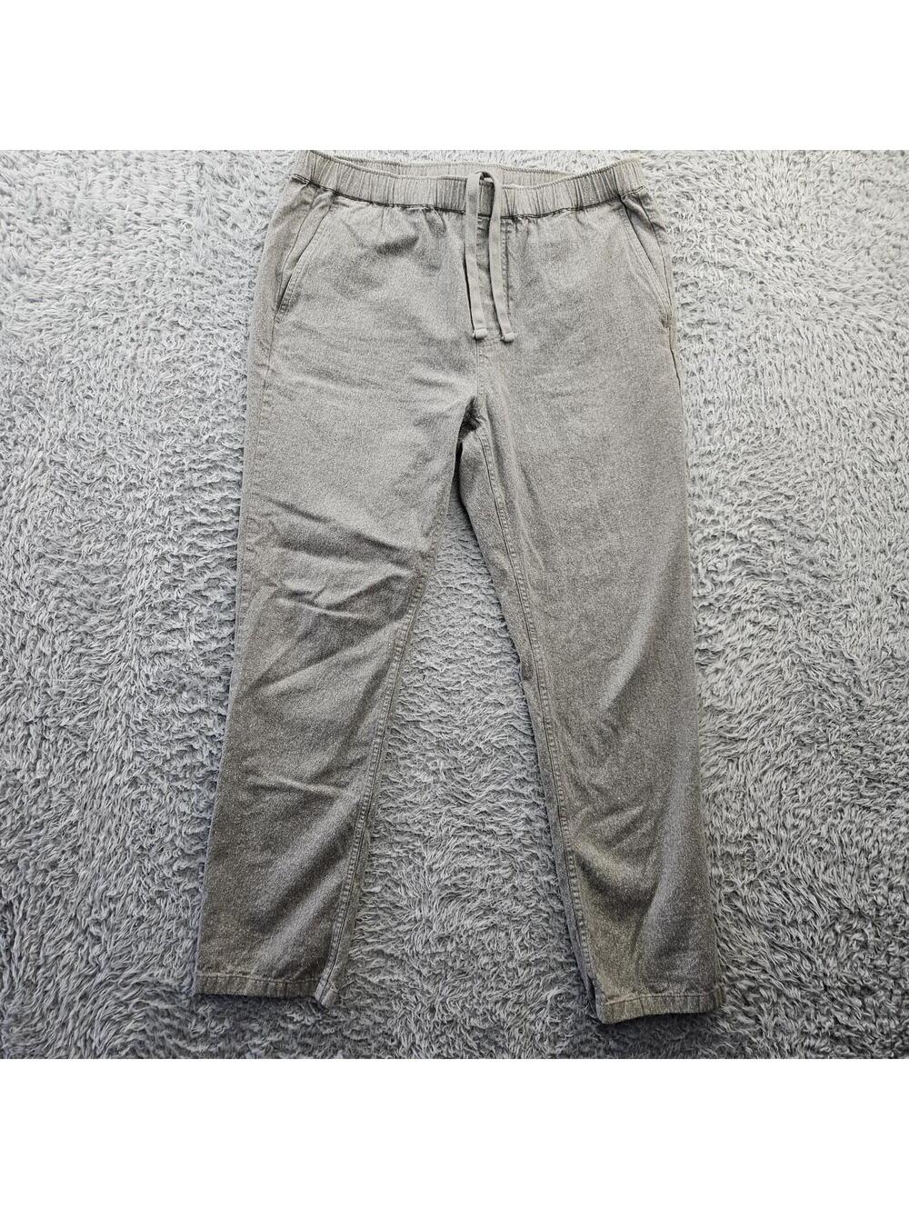 OUTERKNOWN The Tide Hemp Drawstring Pants Men Large Organic Cotton Fits 33-36x28